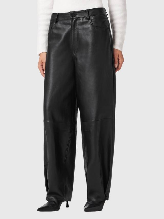 

Jett Lea широкие кожаные брюки AllSaints