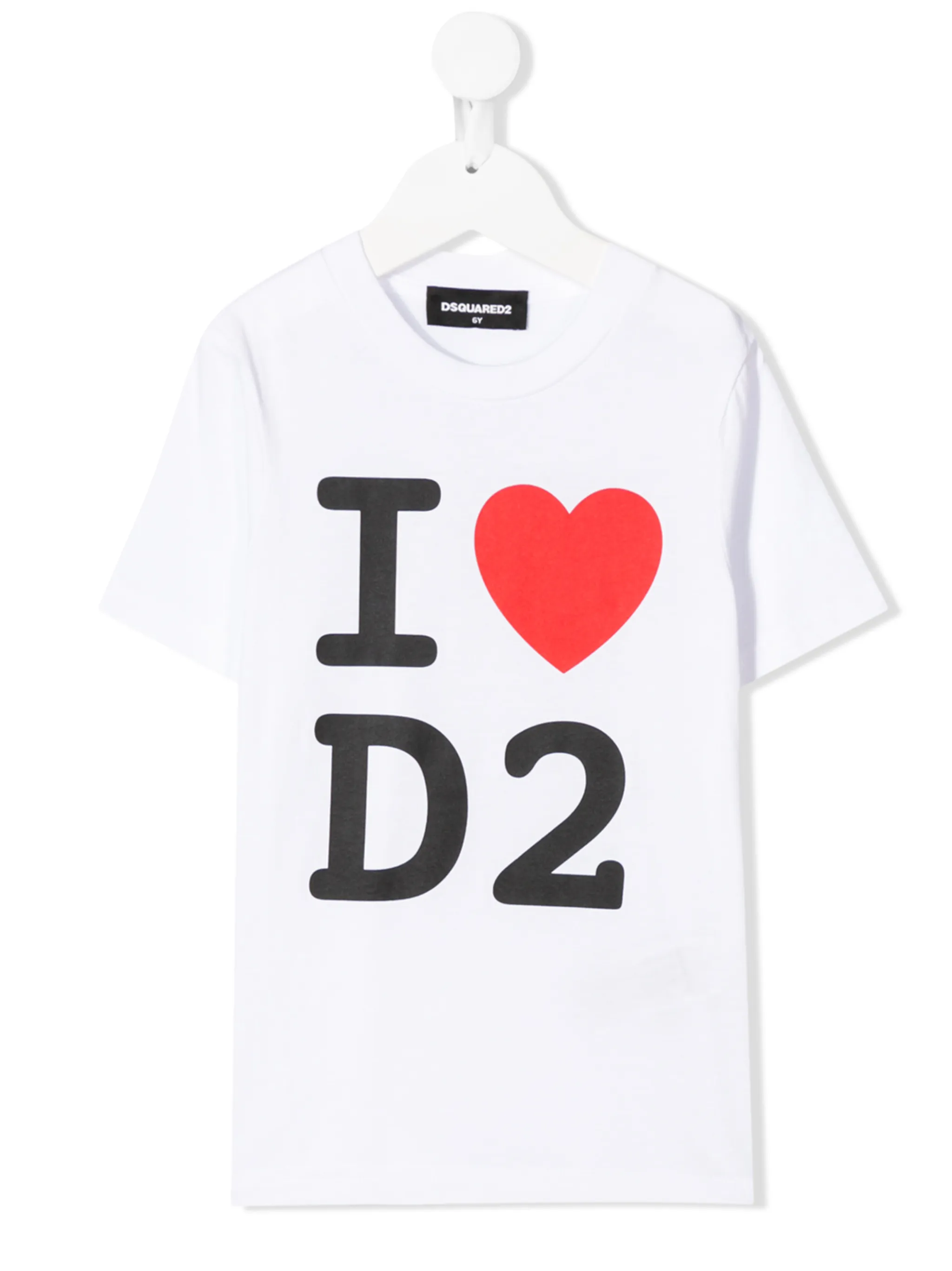 

Футболка с принтом Dsquared2 Kids, белый