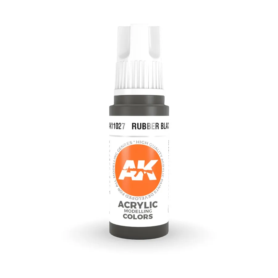 

Каучук черный (17 мл), 3rd Gen Acrylic - Blacks, Whites & Greys