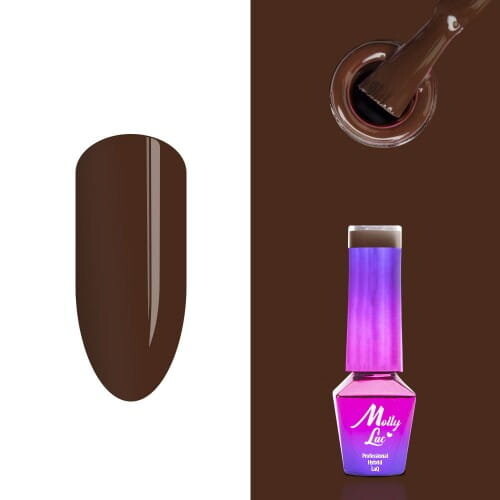 

Гибридный лак для ногтей, Choco Dreams - Трюфель, 5 мл № 357 Molly Lac