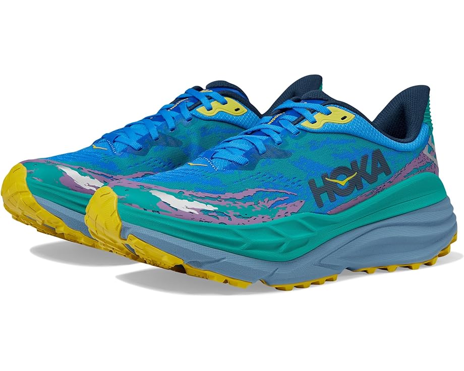 

Кроссовки Hoka Stinson 7, цвет Virtual Blue/Tech Green