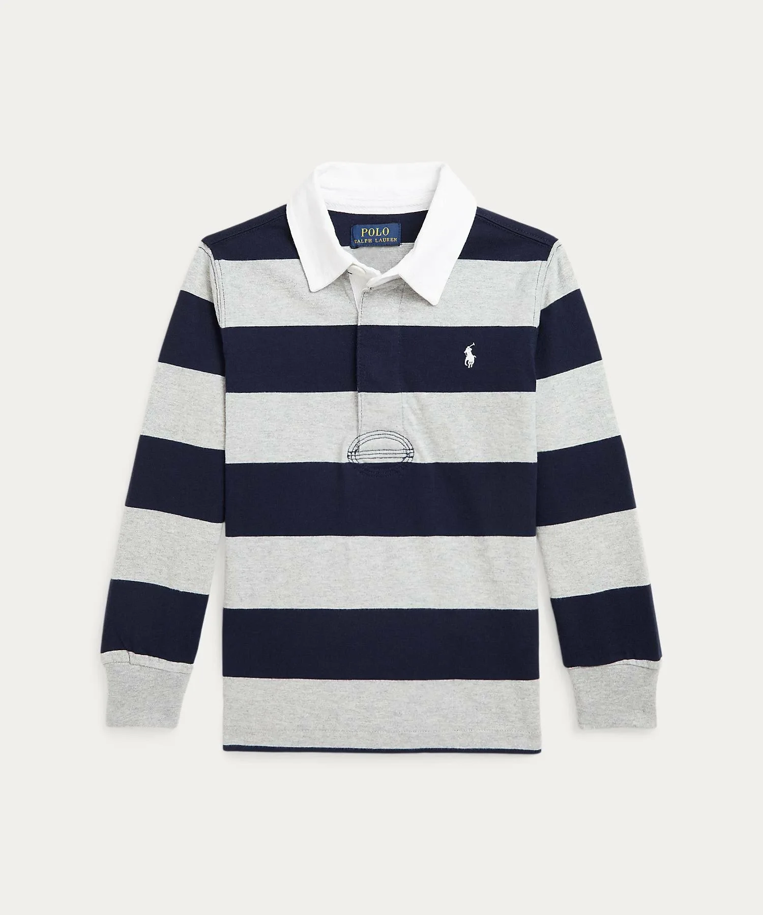 (Для мальчиков 2-7 лет) Знаменитая регбийная футболка Polo Ralph Lauren, 020 Gray