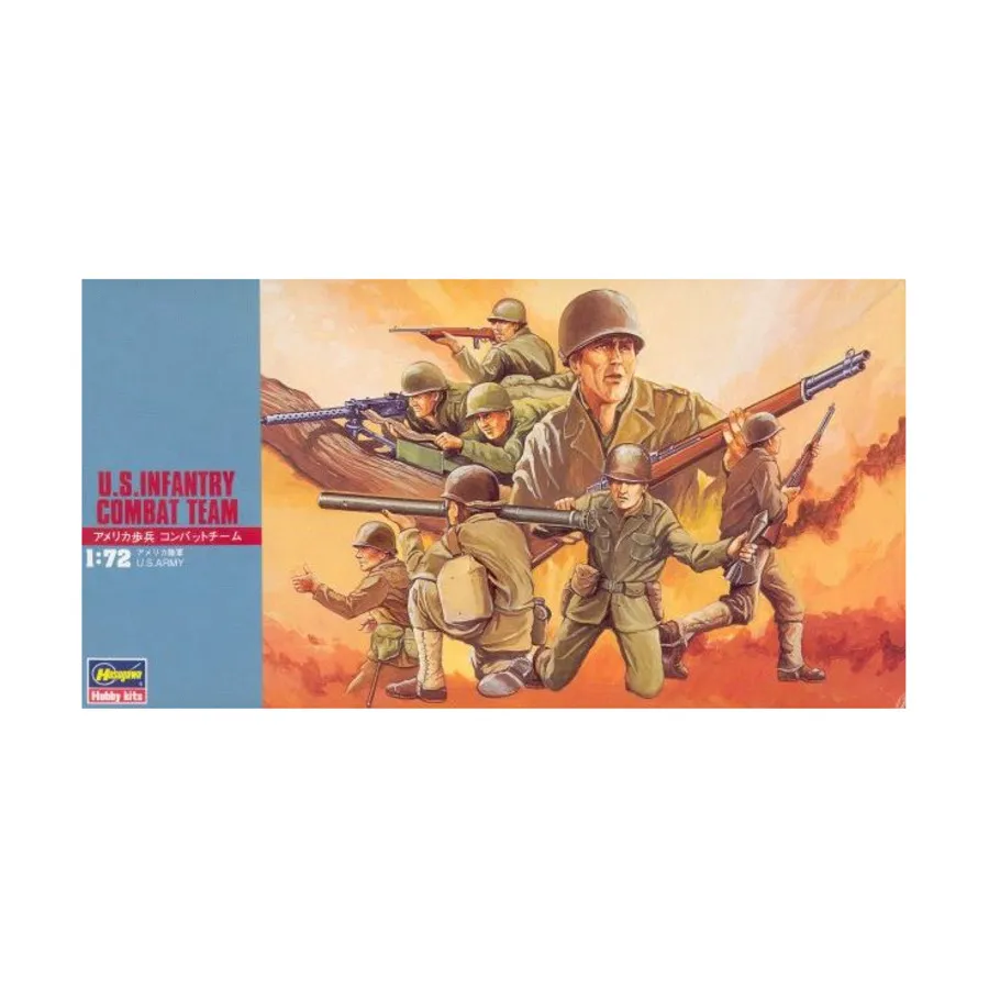 

Боевая группа пехоты США, WWII Artillery & Infantry Miniatures (1:72) (Hasegawa)
