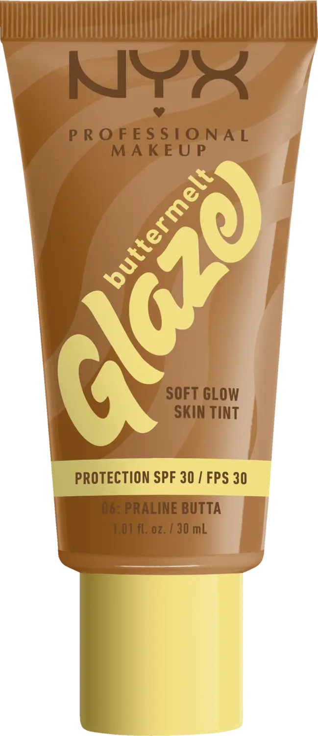 

Тональный крем NYX Professional MakeUp Buttermelt Glaze Foundation 06 Praline Butta LSF 30
