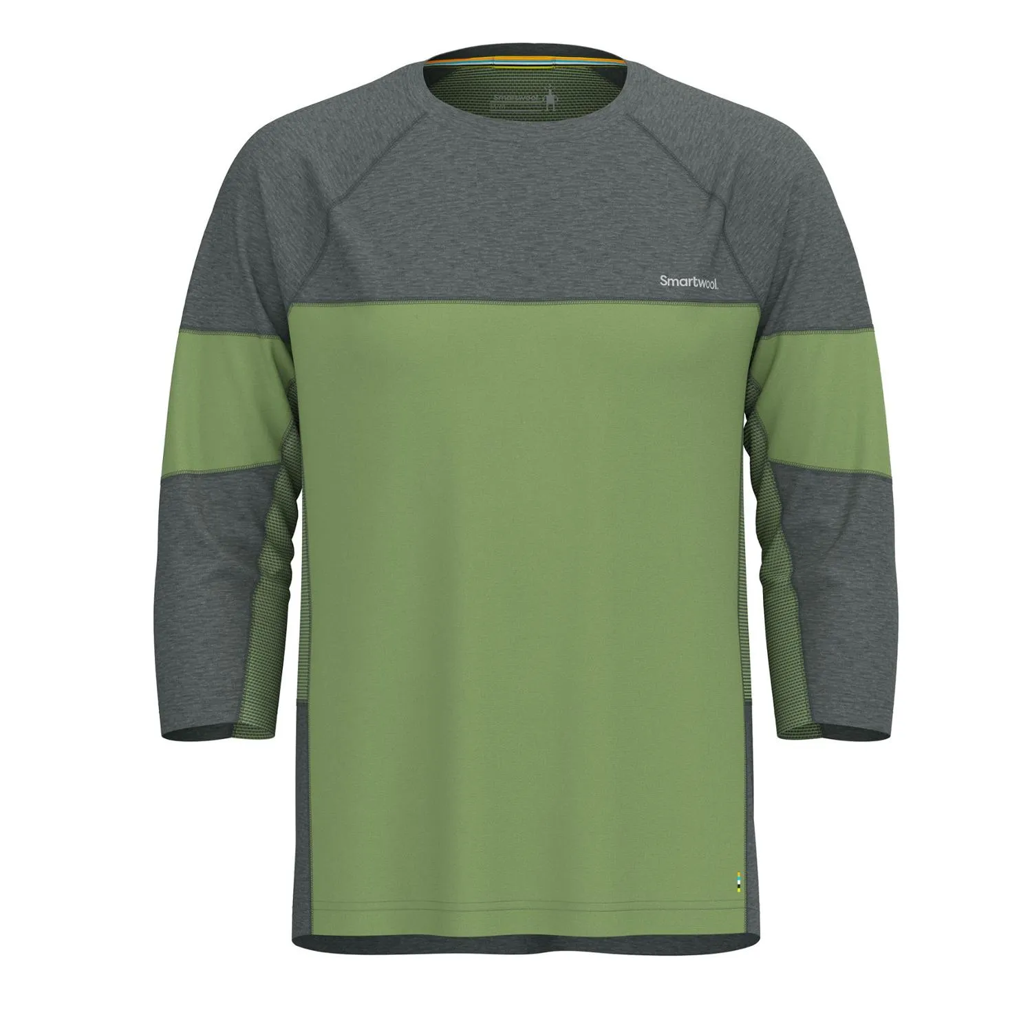 

Футболка с длинным рукавом для горного велосипеда - Мужская Smartwool, Charcoal/Fern Green