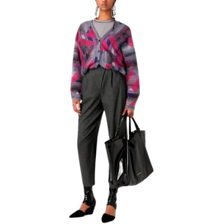 EMPORIO ARMANI Свитер Women's Gray Purple — фото 4