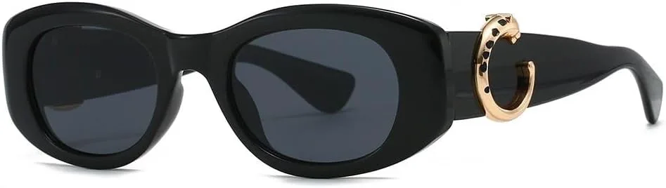 

Модные квадратные солнцезащитные очки для мужчин, винтажные, в черной оправе, женские классические ретро-очки, защита от ультрафиолета UV400 WNCKSQ, Black