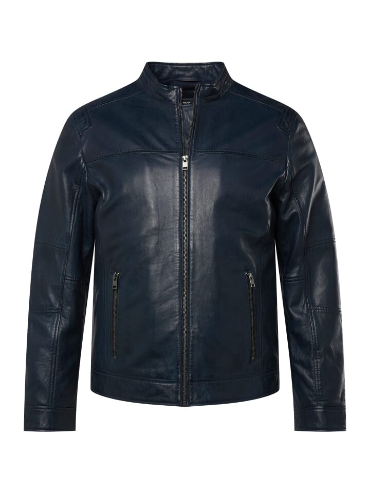 

Кожаная куртка Men Plus, цвет navy blau