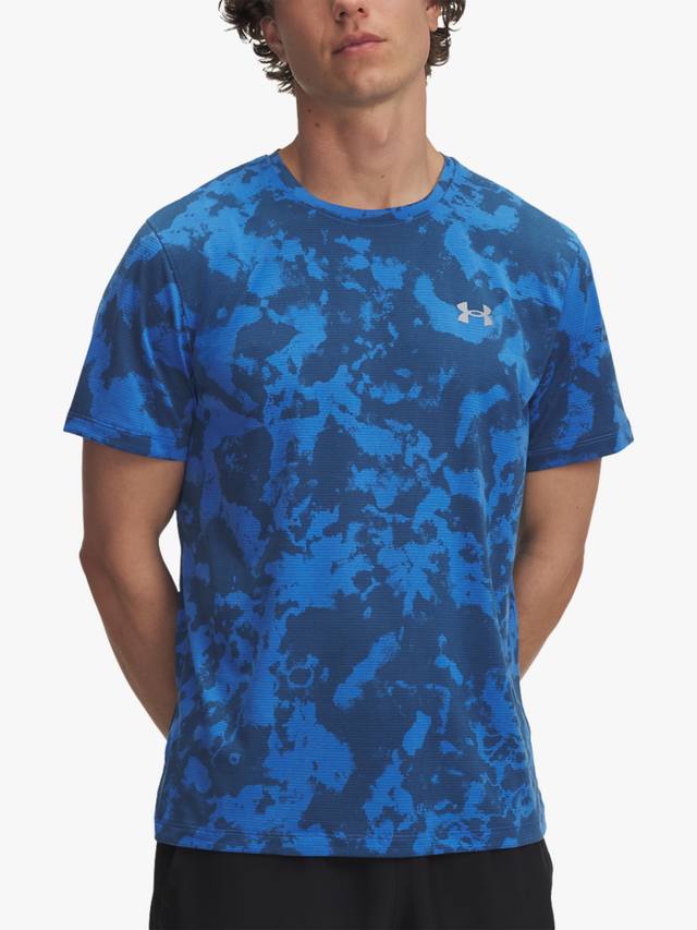 

Мужская футболка с принтом Launch с короткими рукавами Under Armour, Blue Atlantis / Navy