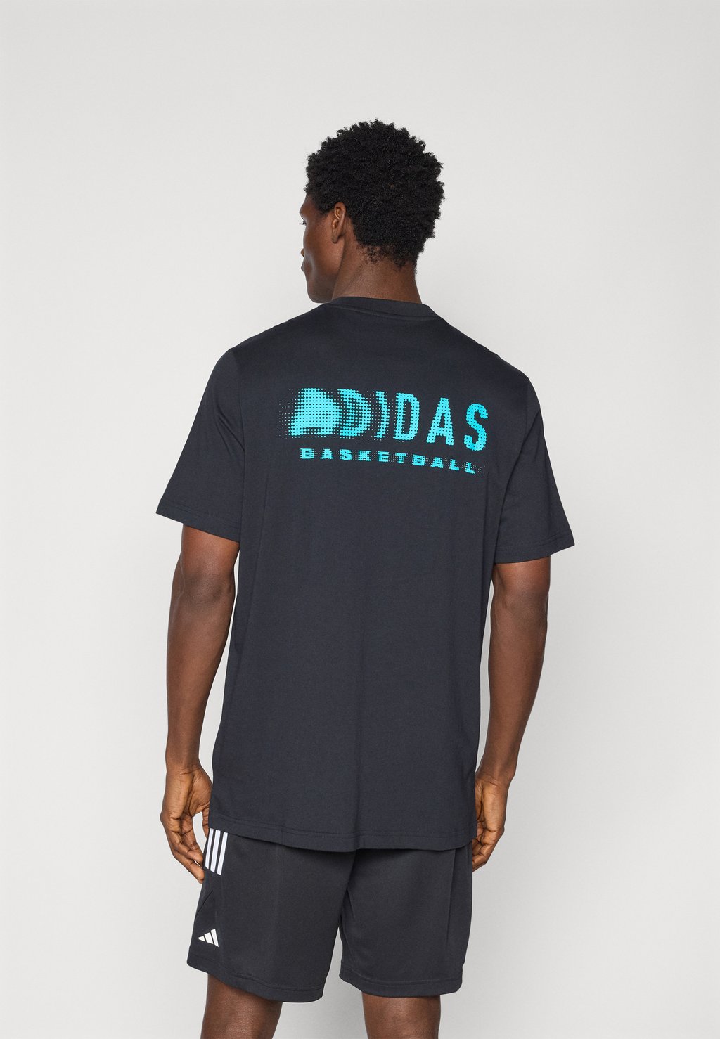 

Футболка с принтом Adidas Performance, черный
