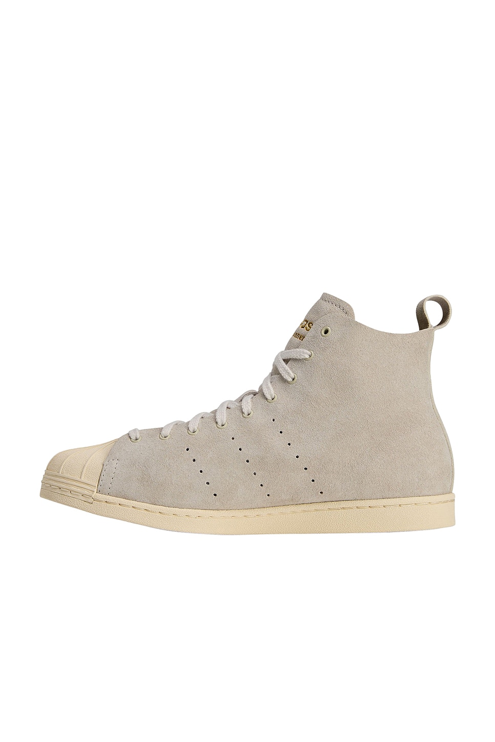 Кроссовки Superstar hi Adidas By Wales Bonner, supplicol, cream white & gold metallic — фото 4
