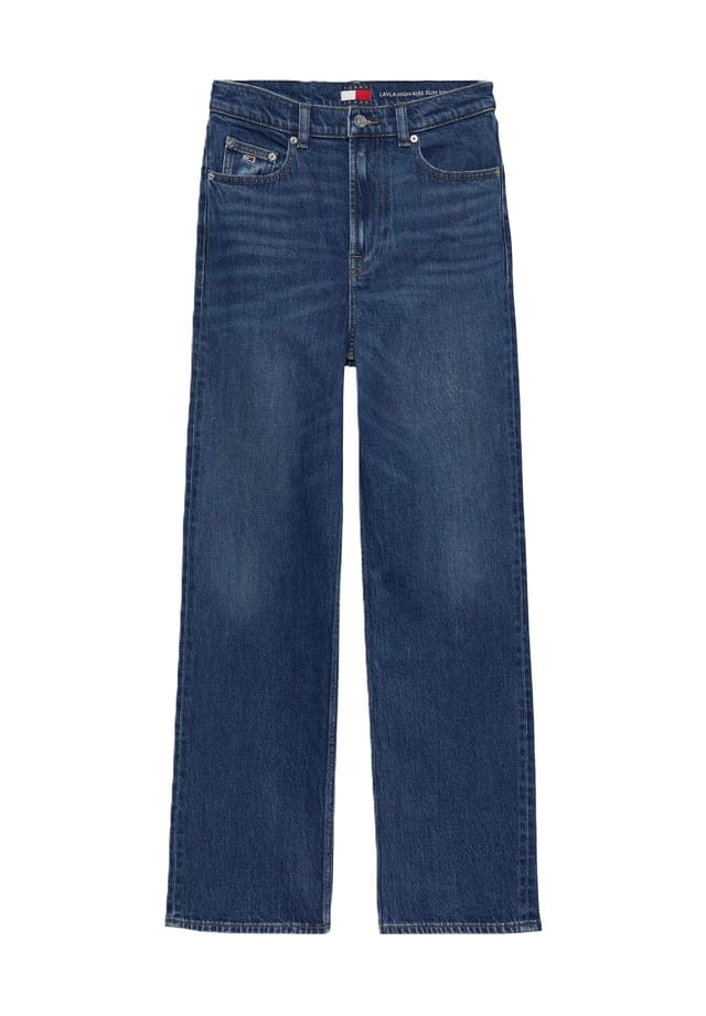

Джинсы «Лейла» с высокой талией облегающие Tommy Jeans, синий