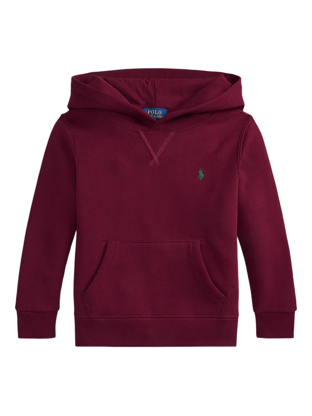 

Флисовая толстовка с капюшоном POLO RALPH LAUREN KIDS, красный