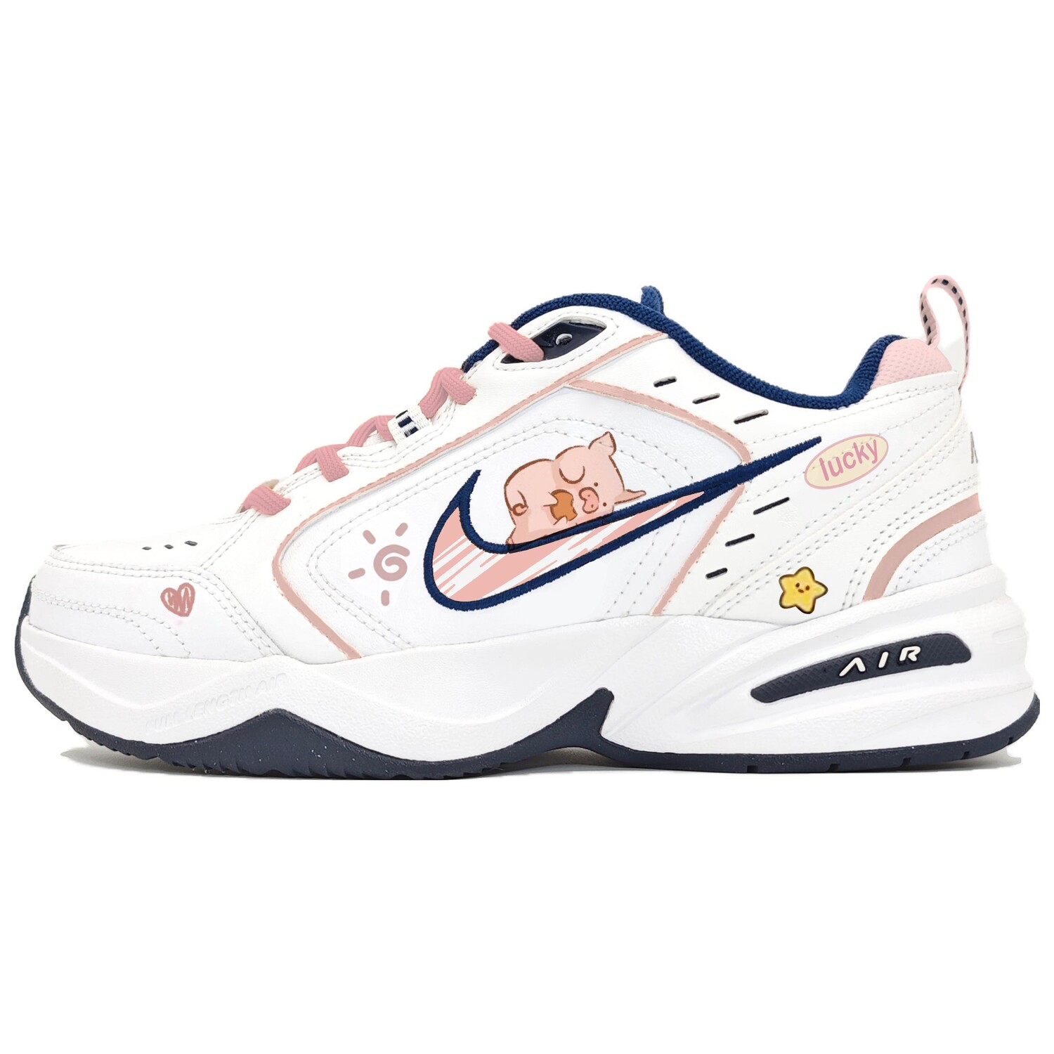 

Массивные кроссовки Nike Air Monarch 4 унисекс, Piggy powder