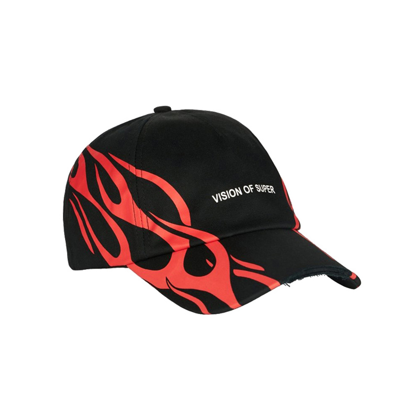 

Vision Of Super Хлопковая кепка с логотипом, Black/Red