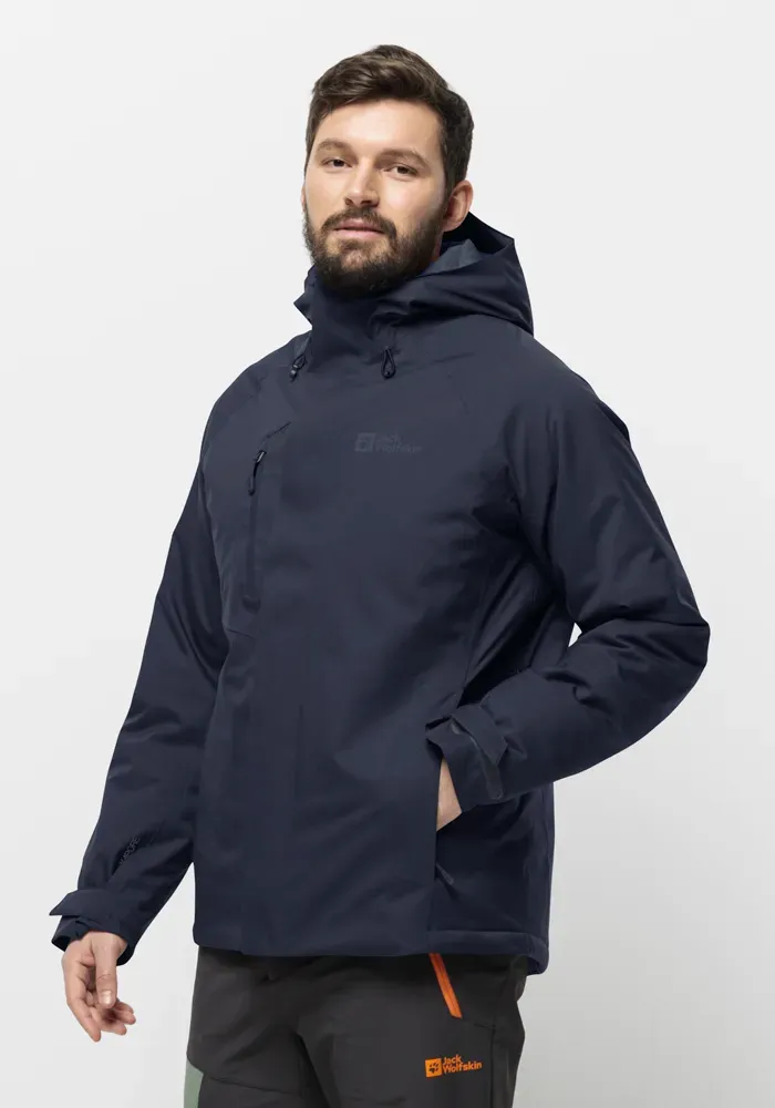 

Зимняя куртка Jack Wolfskin "TROPOSPHERE INS JKT M", с капюшоном, синий