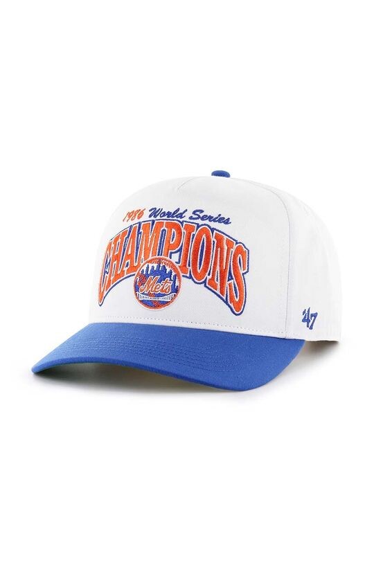 

Бейсболка MLB New York Mets из смесовой шерсти 47 brand, белый