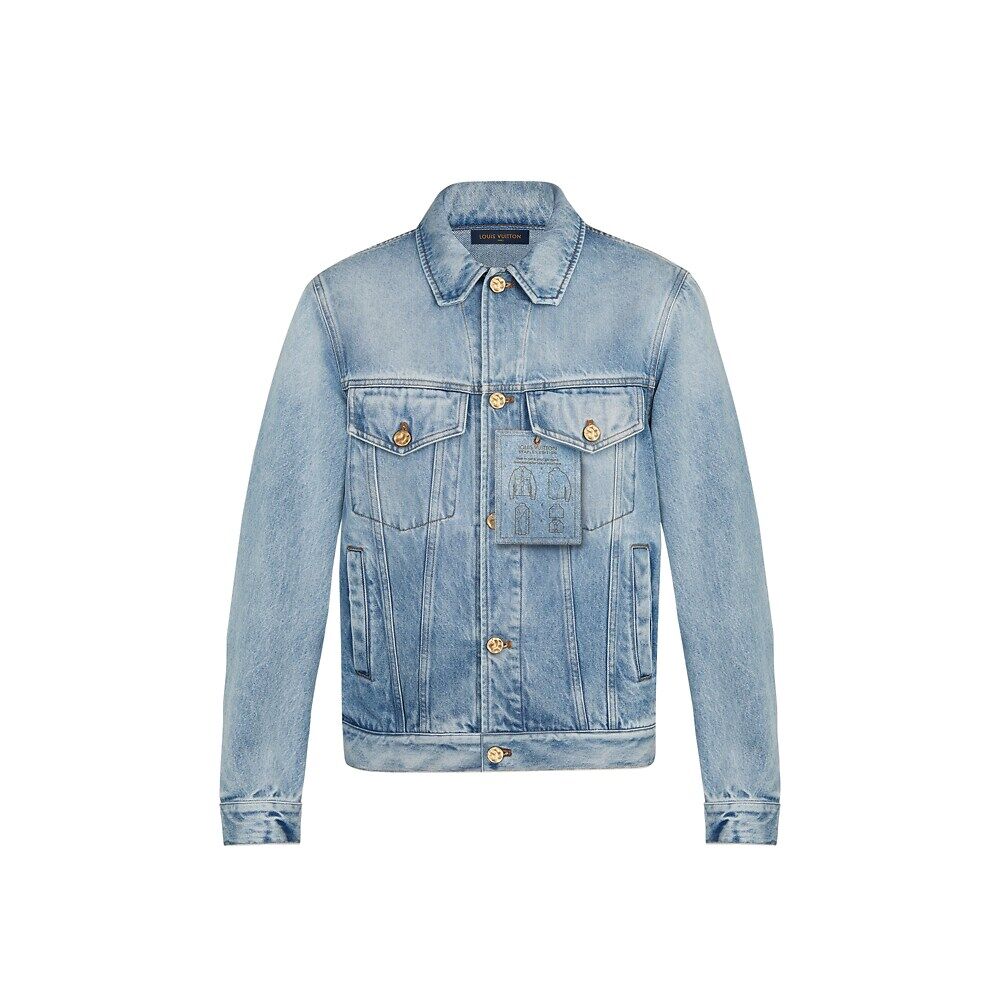 

ДЖИНСОВАЯ КУРТКА DNA от Louis Vuitton Staples Edition, синий