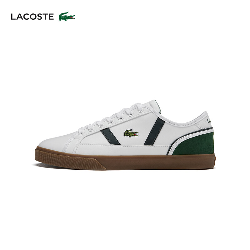 

Кроссовки мужские Lacoste из крокодиловой кожи, белый