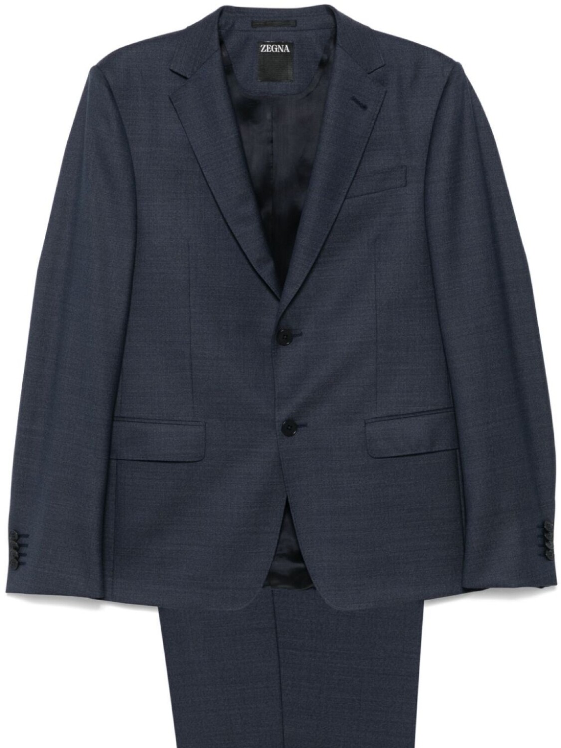 

Шерстяной костюм Zegna, синий