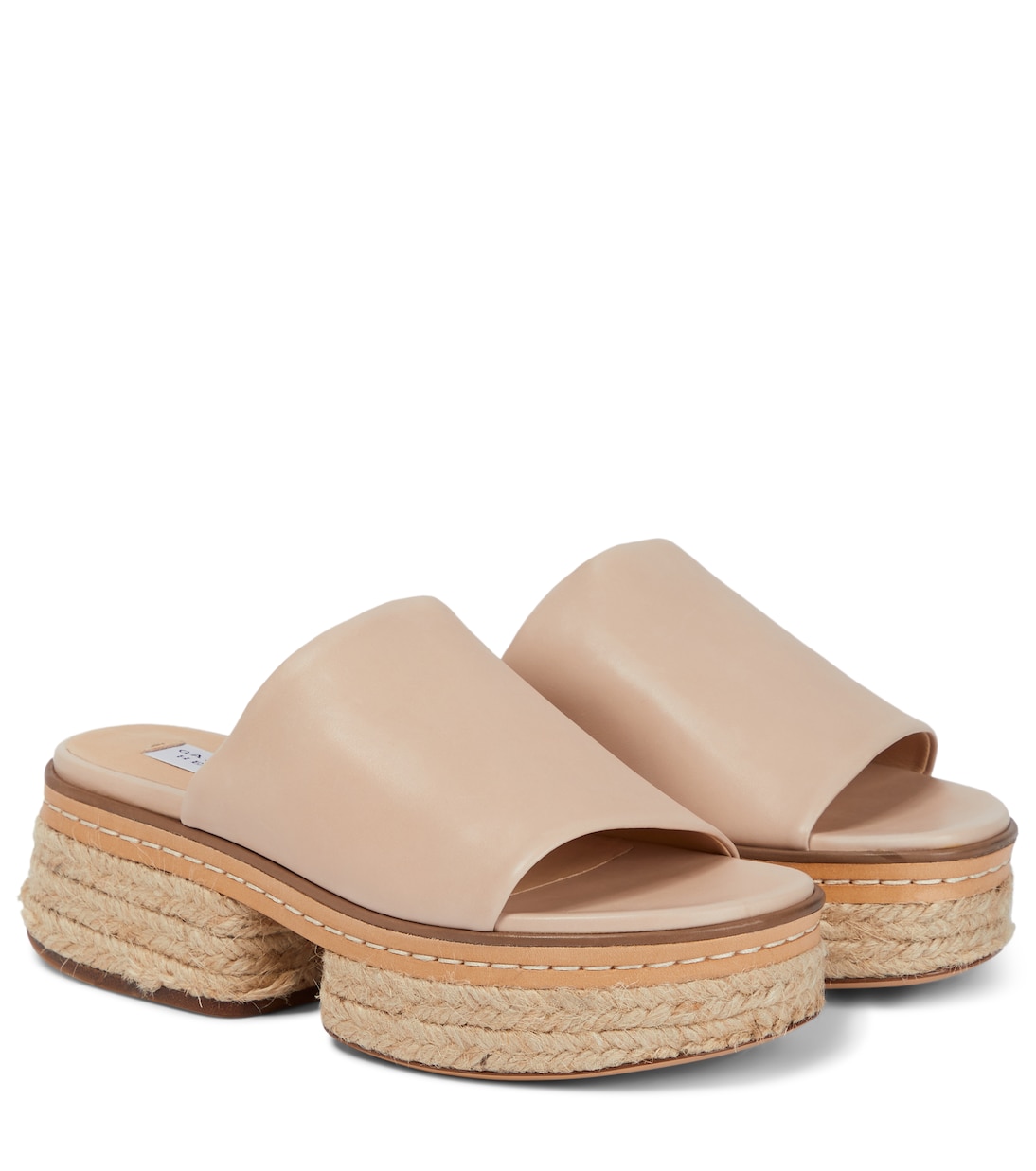 Сандалии-эспадрильи Myra из кожи Gabriela Hearst, Blush