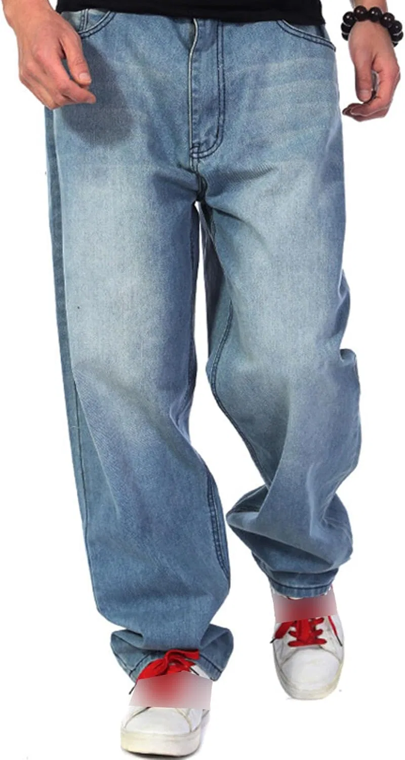 Джинсы Oversized Denim, Синий — фото 2