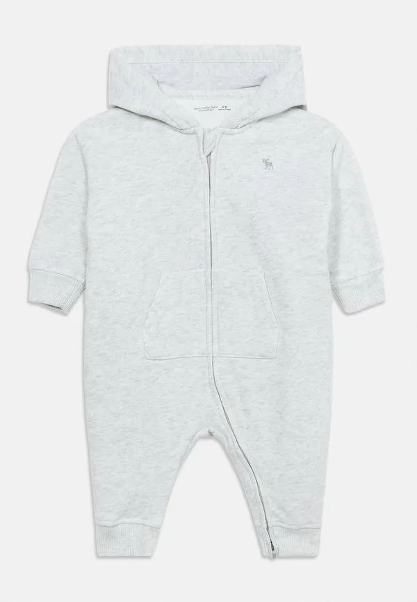Базовый комбинезон с капюшоном Abercrombie & Fitch, Light Grey Heather