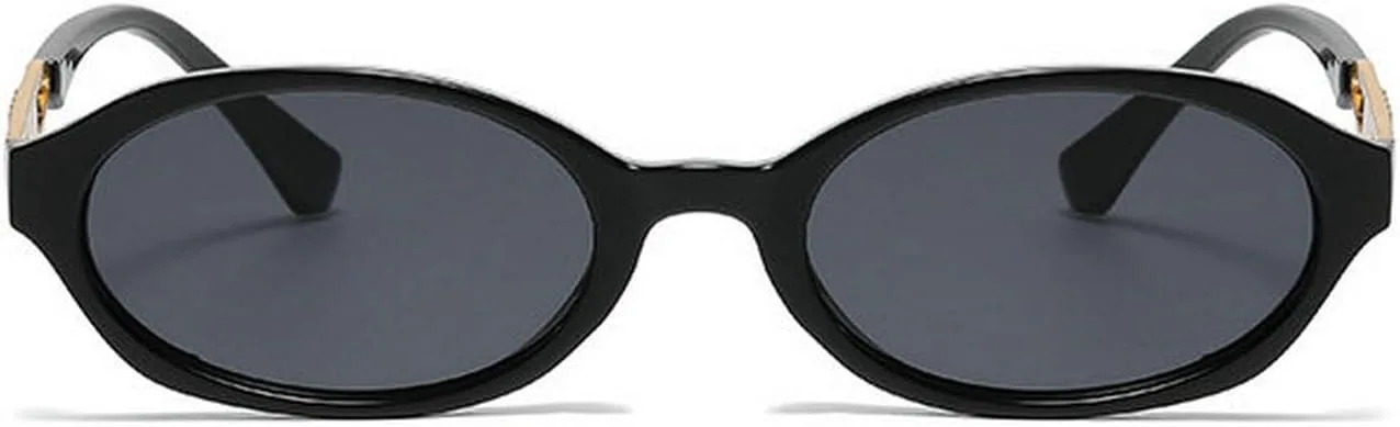 

Винтажные овальные солнцезащитные очки Laureles для женщин, модные, в маленькой оправе, круглые солнцезащитные очки для мужчин, панк-очки, дорожные очки L18, C1