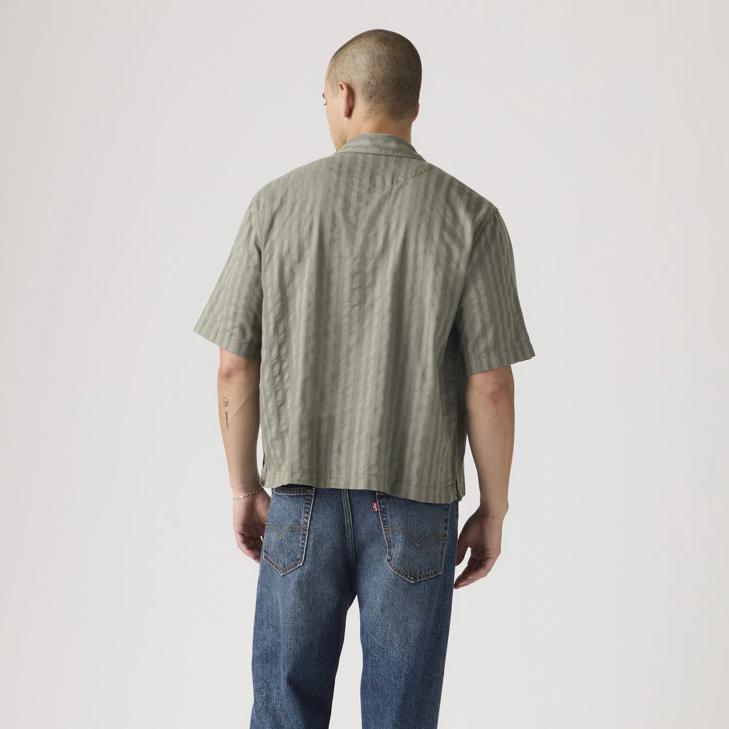 Рубашка свободного кроя с коротким рукавом Lama Levi's, Green — фото 4