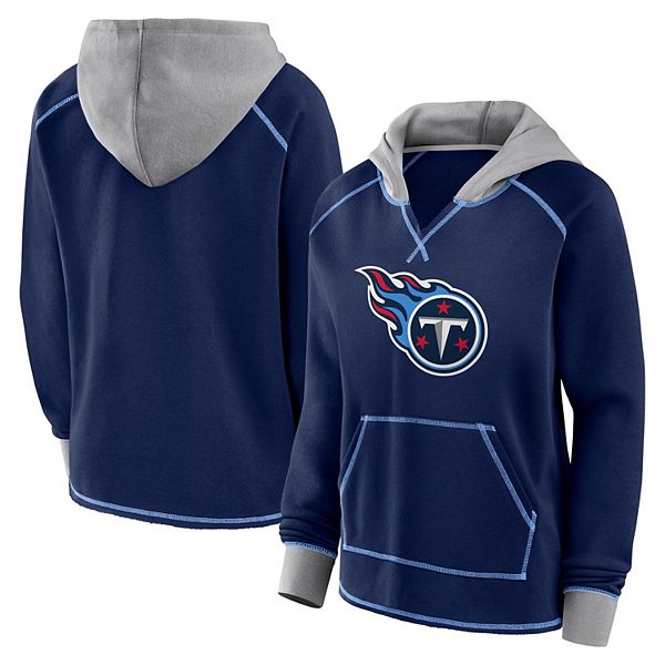 

Женский свитшот с капюшоном и V-образным вырезом Tennessee Titans Boom Fleece, цвет navy Unbranded, Синий, Женский свитшот с капюшоном и V-образным вырезом Tennessee Titans Boom Fleece, цвет navy Unbranded