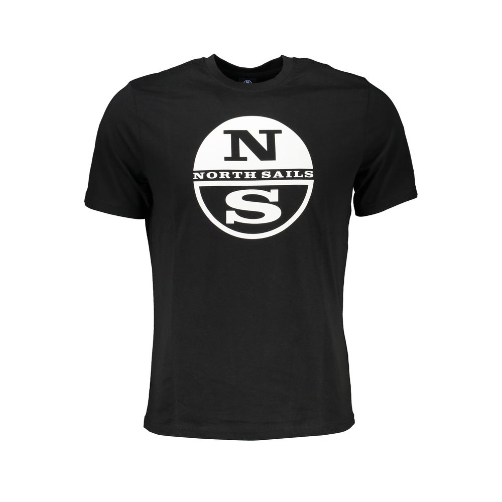 

Черная хлопковая футболка North Sails