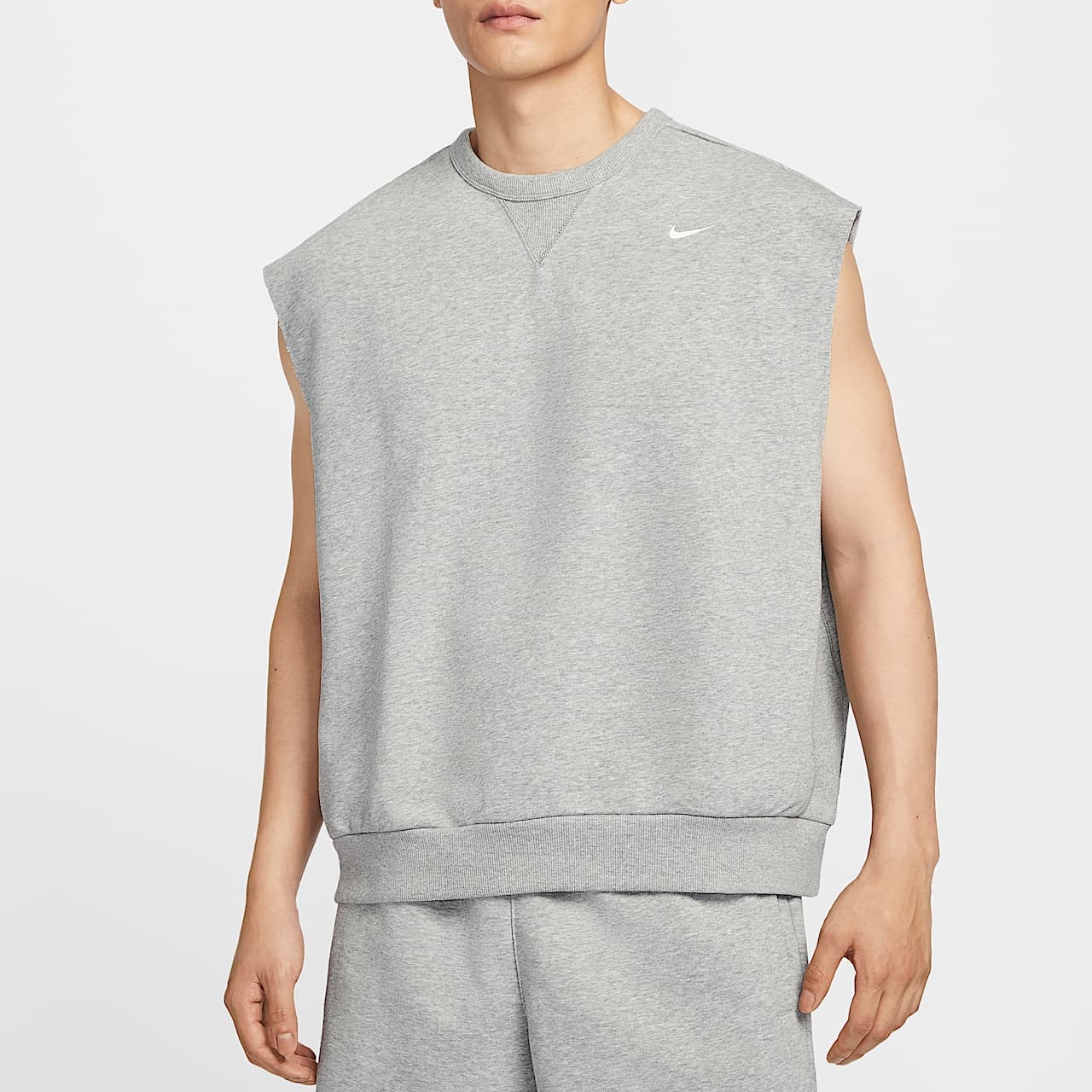 Футболка мужская серая Nike, серый — фото 4