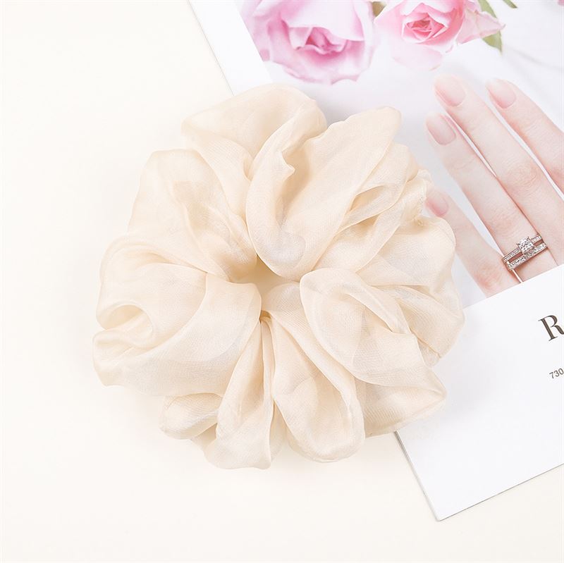 Резинка для волос keeya scrunchie Soho, beige, количество 1 шт. — фото 2
