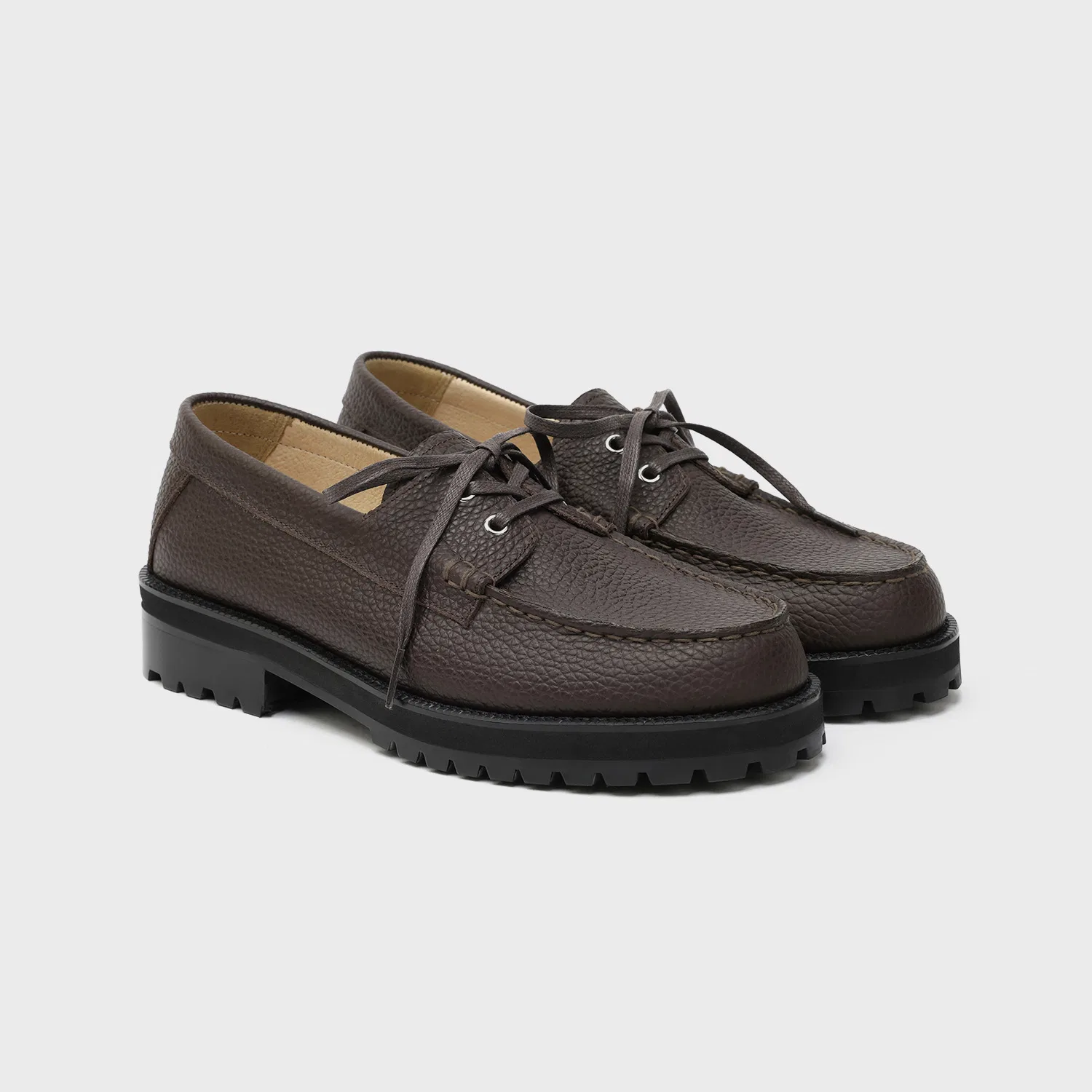 Мужские коричневые топсайдеры Firenze.A Standard Casual Sole, с тиснением