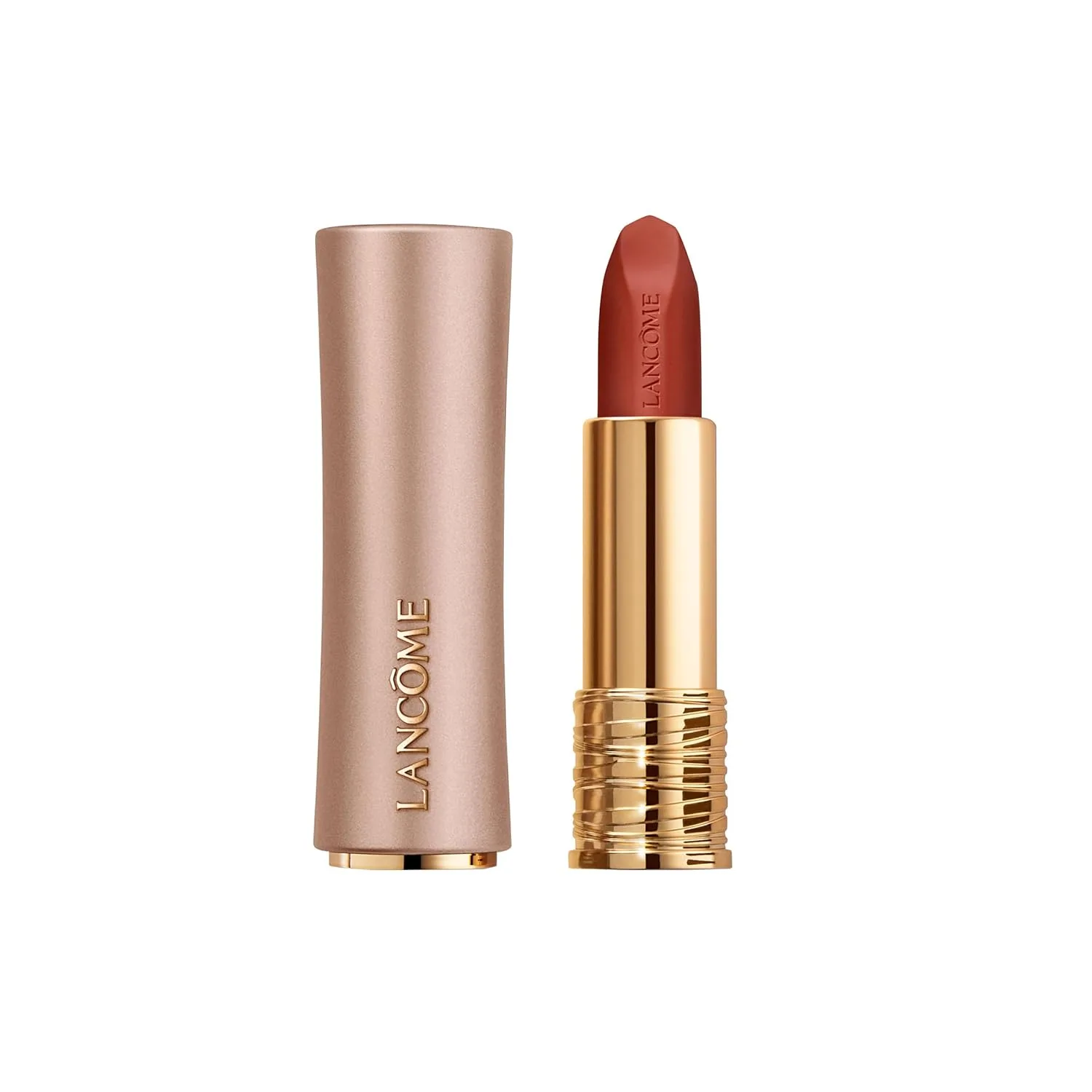 Увлажняющая матовая помада Lancôme L'Absolu Rouge Intimatte - легкая, легко наслаиваемая формула с мягким матовым финишем - комфорт до 24 часов., 299 French Cashmere: Warm toasted caramel