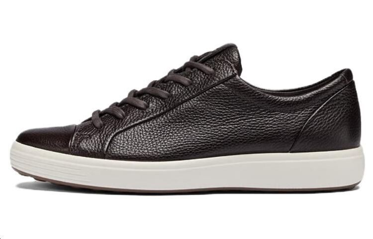

Кроссовки ecco Soft Cool Skateboarding Shoes Men Low-top Mocha Brown, цвет Mocha