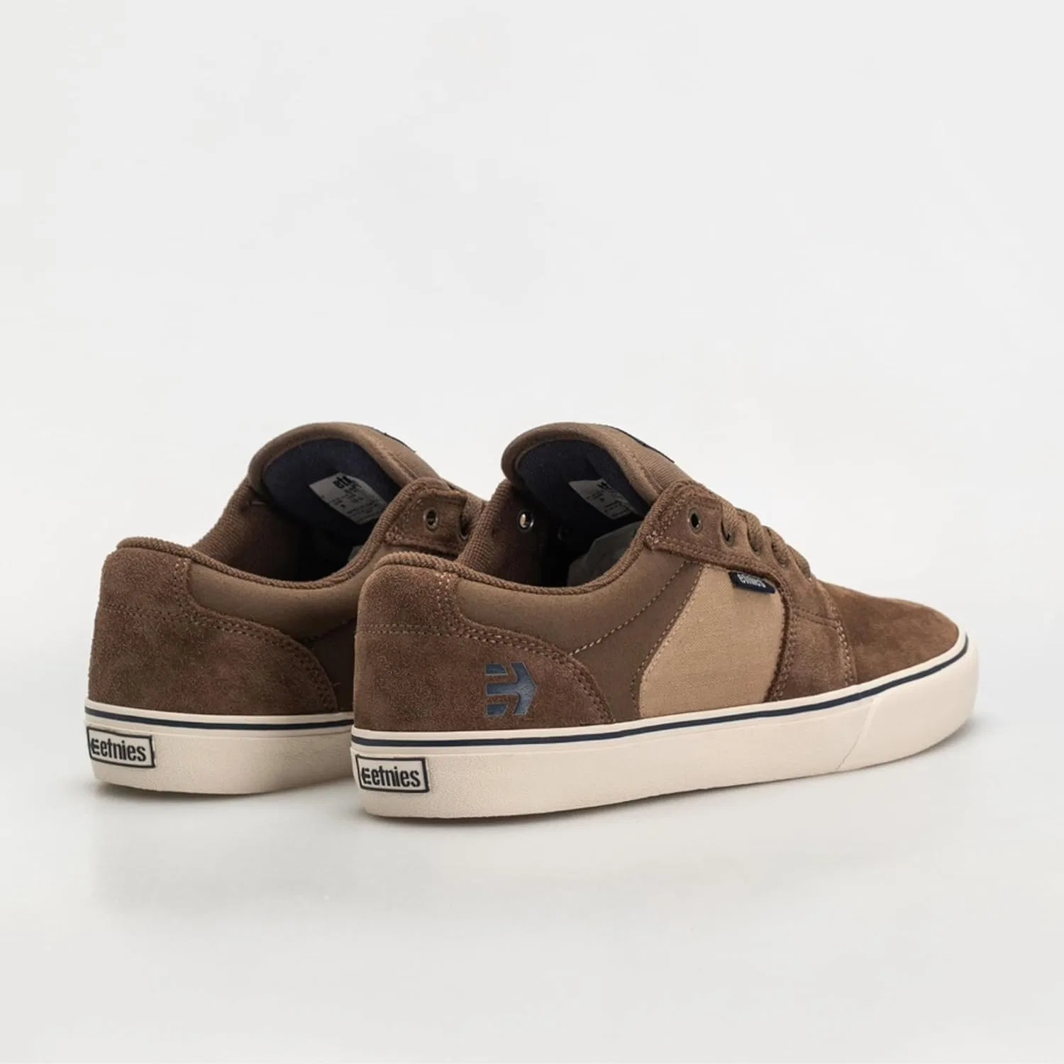 Кроссовки для скейтбординга Etnies Barge LS, коричневый/бежевый/синий — фото 4