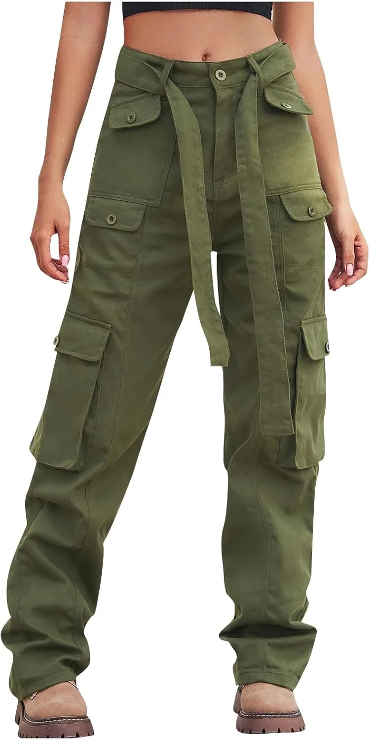 Джинсы мешковатые, Y2K, Army Green