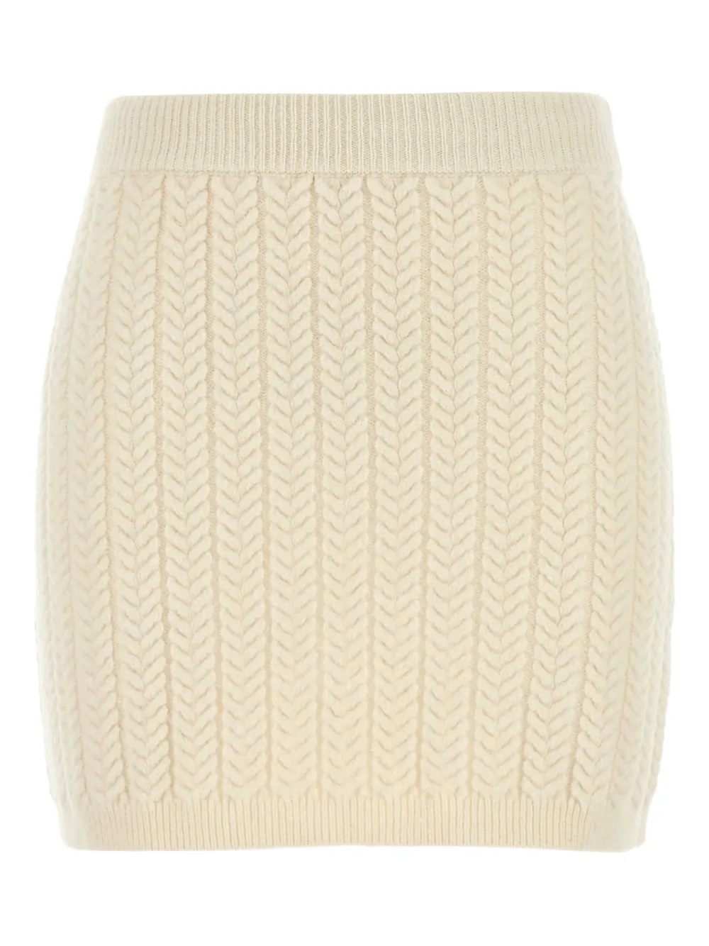 

Юбка мини фактурной вязки SPORTMAX, нейтральный