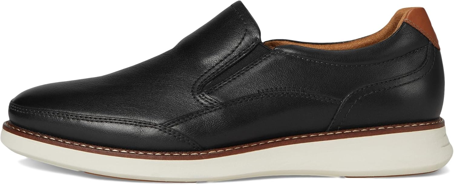 Florsheim представляет мужские слипоны с мокасиновым носком, белый/черный — фото 4