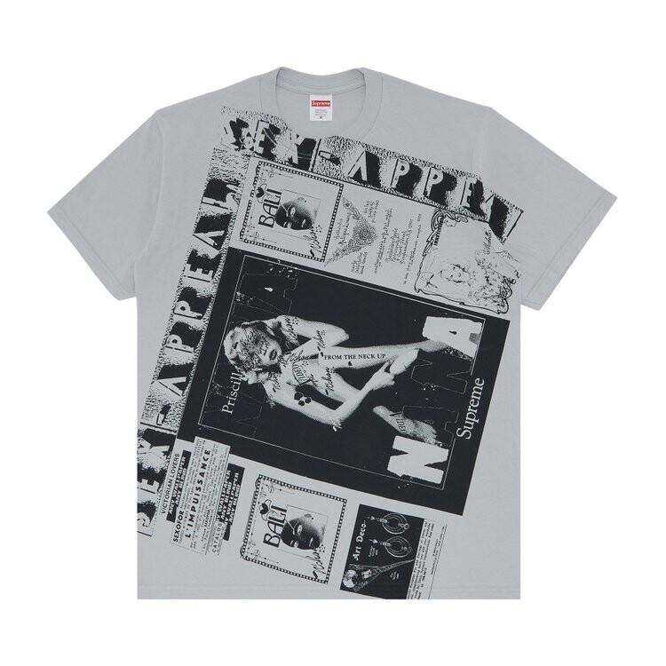 

Футболка Supreme Collage Tee, серый