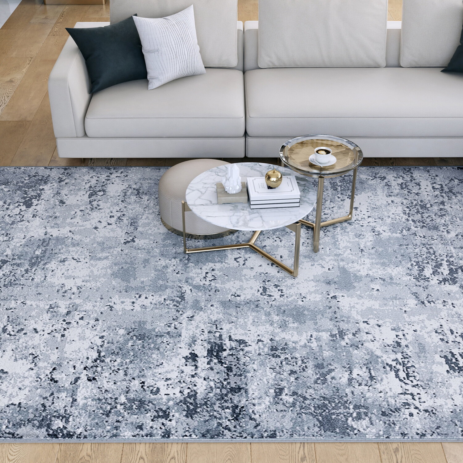 

Коврики для гостиной Bliss Rugs, серый