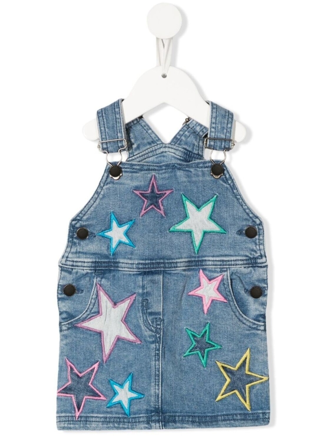 

Платье с нашивкой Stella McCartney Kids, синий