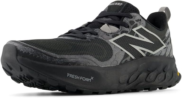 

Кроссовки для бега New Balance Mens Fresh Foam X Hierro V8 Trail, Black/Shadow Grey/Black