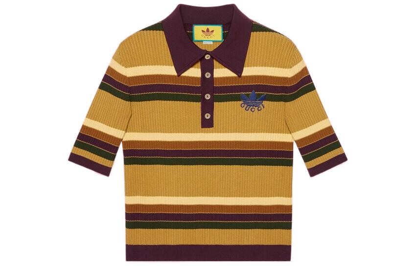 

Рубашка поло Adidas Originals X ADIDAS унисекс желтая Gucci, желтый
