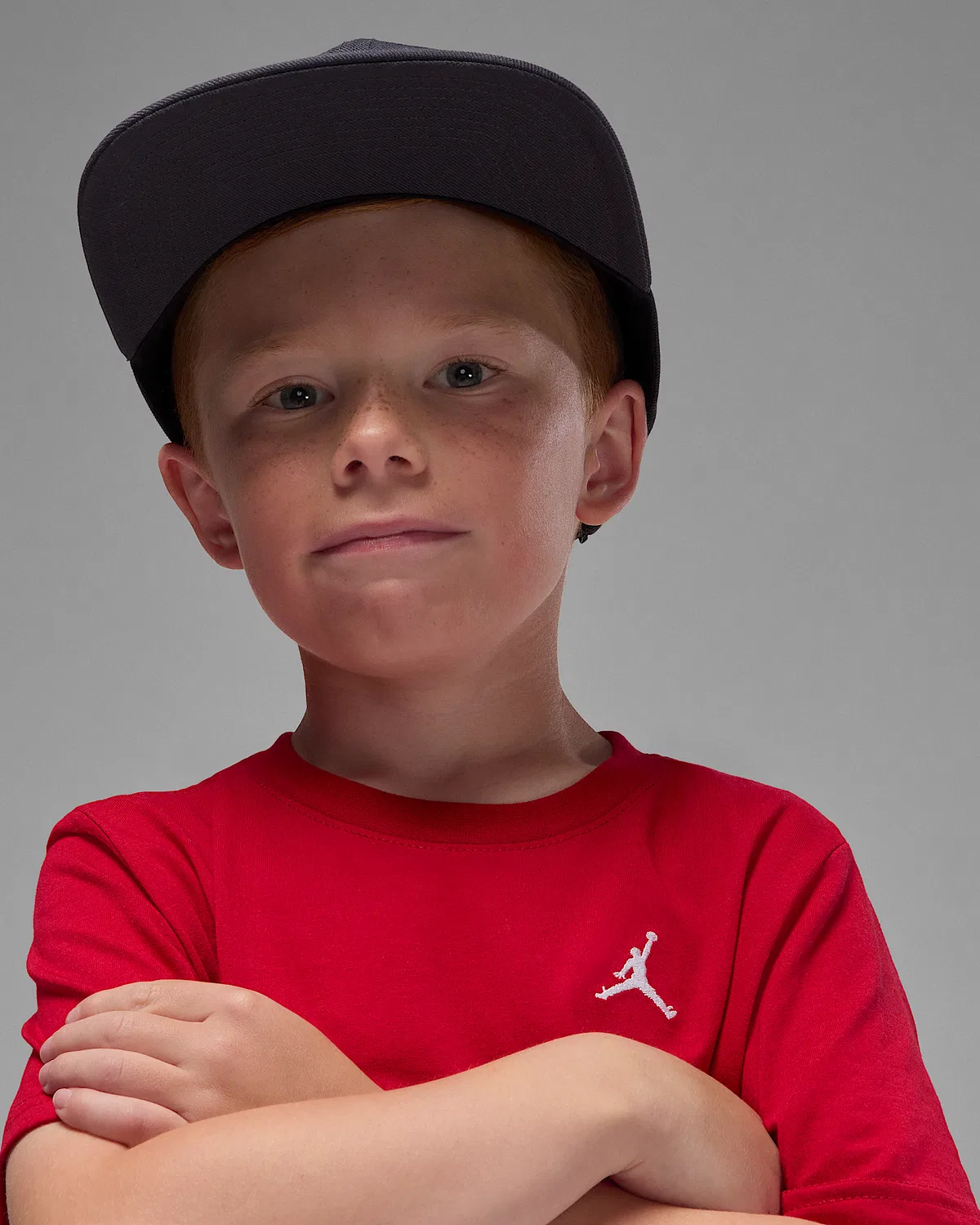 Детский набор из 2 предметов: шорты из французского футера Jordan Brooklyn Essentials, Gym Red — фото 4