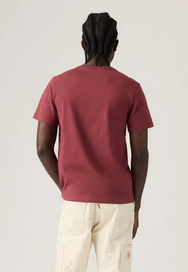 Оригинальная футболка с принтом Levi'S, Oxblood Red — фото 3
