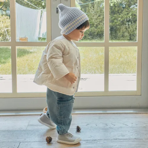 Детская куртка-бомбер Organic Mom с логотипом медведя, полиэстер, другие цвета