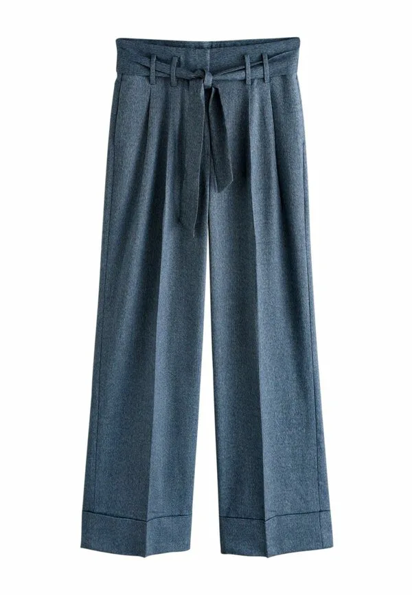 Брюки прямого кроя, очень широкие, с поясом Next, Denim