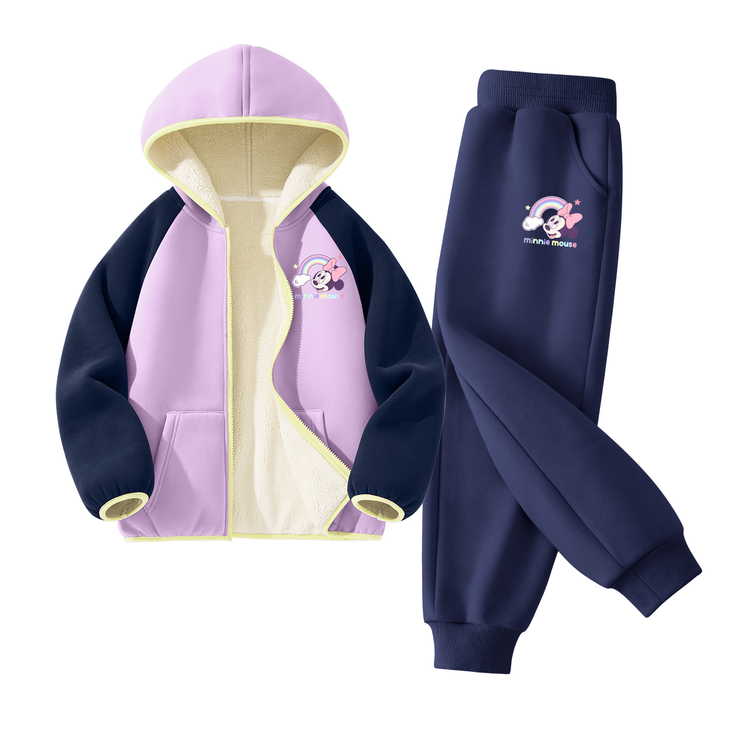 

Детская повседневная спортивная одежда Disney, фиолетовый